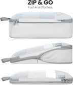 Compression Packing Cubes for Travel, Lightweight Vacation Travel Essentials, Travel Accessories for Suitcase Organizer Bags 