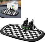 Wuyaoyao Multifunction Car Anti-Slip Mat Auto Phone Holder, PVC Car Dashboard Non-Slip Pad Phone Mount with Temporary Parking