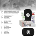 279PCS Small Travel First Aid Kit Supplies for Business, First Aid Emergency Set Backpacking Essentials Items Trauma Survival