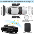 TINGLU Window Shades for Dodge RAM 1500 2019-2026 CrewCab,MegaCab Pickup,2Dr RegularCab,4Dr QuadCab Accessories Car Side Full Windows Windshield Sun Shade Camping Sun UV Rays Privacy Protection 6PCS