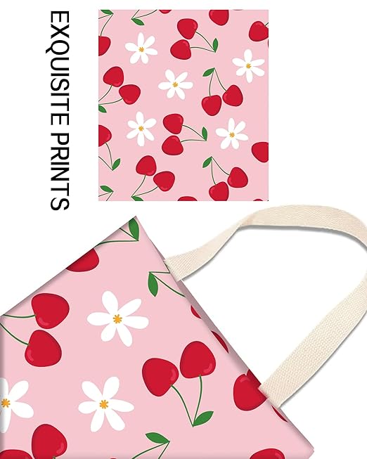 Car Trash Can, Durable Hanging Car Trash Garbage Bag, Cute Automotive Garbage Cans Organizer, Cute Pink Cherry