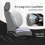 Coverado Car Seat Covers Front, Seat Covers for Cars, Waterproof 2-Pack Car Seat Cushions, Leather Carseat Seat Protectors, U