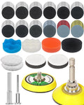 2 Inch Sanding Discs Drill Polishing Kit, 193PCS Car Headlight Restoration Kit, Hook & Loop Wet Dry Buffing Pads for Rotary T