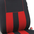FH Group Car Seat Cover Full Set Striking Striped Car Seat Covers with Front Seat Covers and Rear Split Bench, Universal Fit 