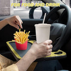 eing Bling Auto Steering Wheel Desk, Laptop,Tablet, Notebook Car Travel Table, Food Eating Hook On Steering Wheel Tray, for Constant Travelers, Fits Most Vehicles Steering Wheels,Yellow