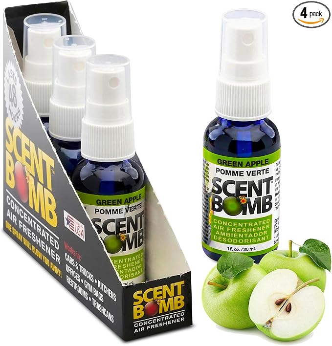 Scent Bomb Air Freshener Spray, Long-Lasting Odor Eliminator - Effective Deodorizer for Home & Car, Fresh Room Spray for Kitc