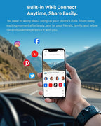 KAWA 2K Dash Cam for Cars with Voice Control - Stealth Display Tiny Dashcam Front Included 32GB Micro SD Card, Super Night Vi
