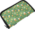 Car Tissue Holder Car Visor Organizer Tissue Box Holder for Car Sun Visor Organizer with Car Vehicle Accessories Essentials Interior for Women Men Green Mugs Clovers Daisies St.Patrick