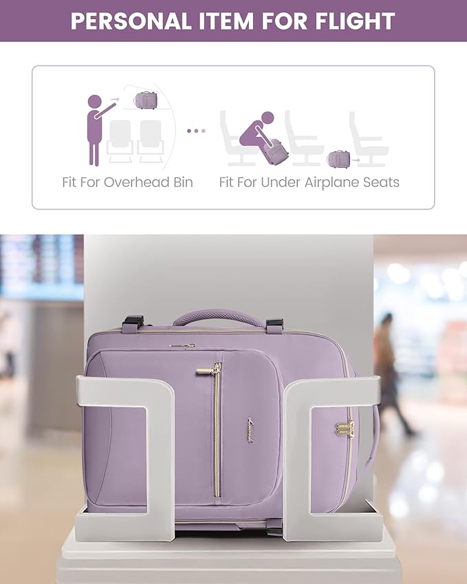 LOVEVOOK Travel Backpack for Women & Men 40L,Airline Approved Carry On Backpack Travel Essentials,TSA Carry on Luggage,Waterp