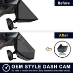 4K Dash Cam Fit for Ford Bronco 2021 2022 2023 2024 2026(Model A), Does Not Fit Ford Bronco Sport, WiFi & App, 64GB Card