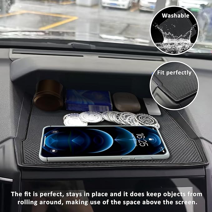 Auovo Dashboard Mat Compatible with Subaru Crosstrek Accessories 2018-2023 Forester 2019-2024 XV Impreza 2018-2023 Car Interi