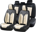 Coverado Seat Covers, Car Seat Covers Full Set, Leather Seat Covers for Cars, Automotive Seat Covers Car Seat Protector Car A