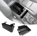 2PCS Center Console Organizer for 2010-2024 Toyota 4Runner Insert Armrest Box and Hanging Storage Tray for 4 Runner Interior Accessories(2PCS Center Console Armrest Box/Fit 10-24)