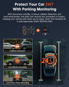 Dash Cam Front and Rear, 4K Ultra HD+1080P Dash Camera for Cars, Built-in Wi-Fi GPS, Included 32GB Card, 2.0'' IPS Screen Min