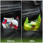 JVMA Car Trash Bags and Hook – Leakproof, Smell Proof Hanging Garbage Bags for Car, Truck, SUV, RV & Vehicle – Green, 50 Count Automotive Trash Bags 1 Gallon (US Patent)