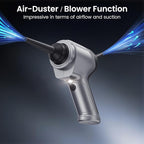 Hand Held Vacuum Car Vacuum Cleaner 18000PA High Power, 4-in-1 Air Duster & Air Blower & Pump Cordless Rechargeable Mini Smal