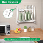 2 Pack Under Bed Shoes Storage + Plate Organizer