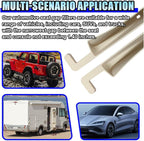 2PCS Car Seat Gap Filler Organizer, No-Drop Seat Gap Storage Box Inserts with Phone Holder, Storage Plug Stopper Fill Gap Between Seat and Console, Universal Car Accessories for SUV Truck (Beige)