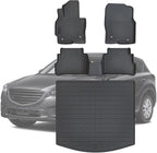 TPE Floor Mats for Mazda CX5 2013-2016 All Weather Car Floor Liners Fit Mazda CX5 2013-2016 Accessories Black