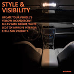 SYLVANIA - 921 T-16 W16W ZEVO LED White Bulb - Bright LED Bulb, Ideal for Interior Lighting - Map, Dome, Trunk, Cargo and License Plate (Contains 2 Bulbs)