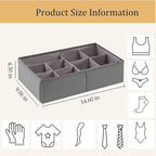 Drawer Organizer Clothes, Adjustable Dividers and Can Change the Size of the Dividers According , Can be Used in the Bedroom,