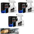 HISKI Headlight Restoration Kit with Ceramic Coating, Automotive Headlamp Restoration Fluid Kit, Headlight Restoration Kit,Mu
