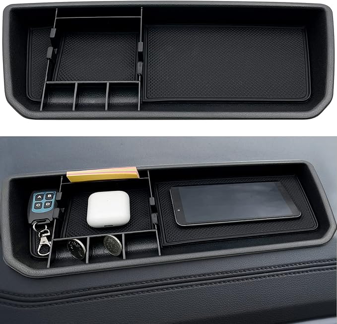 Center Console Organizer fit for VW Atlas and Cross Sport 2018 2019 2020 2021 2022 2023 Interior Storage Box Accessories (Not fit for 2024)