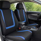 BELOMI Car Seat Covers Only, Breathable Premium Cloth Auto Seat Cover, Universal Front and Rear Seat Covers, Automotive Inter