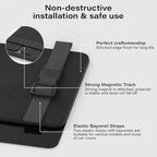 Car Visor Extender Sun Bblocker，Upgraded UV400 Car Sun Visor Extension with PC Lens and Side Sunshade,Filter UV，Safe Ddriving.Universal for SUV, Family Automotive, Black