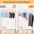 TomCare 360° Swivel 2 Pack Tank Top Hanger and 2 Pack Leggings Organizers Space Saving Sport Bras Organizer Metal Yoga Pants 