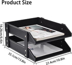 Desk Organizer with 3 Drawers,Leather Desk Organizer