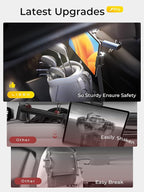 LISEN for iPad Car Holder Back Seat headrest Tablet Holder, Road Trip Essentials Accessories for Women Men Kids Gifts, for Fire HD 2026 iPad Pro 11/13" Air Mini, iPhone, Galaxy Tab, 4.7-12.9" Devices