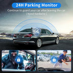 360° View 4 Channel Dash Cam Front and Rear, Dash Camera for Car with 3.16" IPS Touch Screen, 8 IR Night Vision, 5G WiFi&GPS,