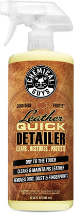 Chemical Guys Leather Quick Detailer for Car Interiors, Furniture, Apparel, Shoes, Sneakers, Boots, and More (Works on Natura