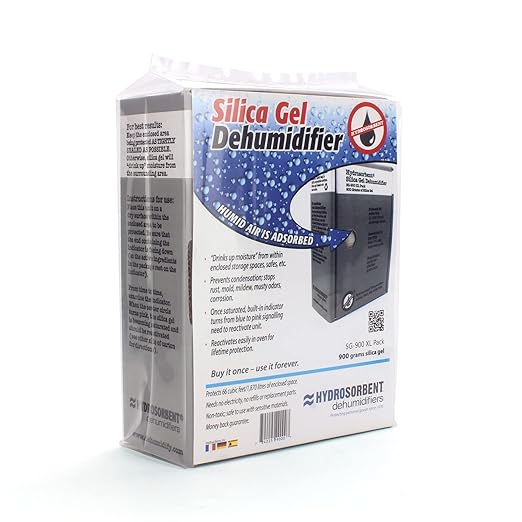 Hydrosorbent 66 Cubic Feet Silica Gel 900 g Pack of 2