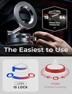 LISEN 2 Pack for Magsafe Car Mount, Cell Phone Holders for Your Car, Magnetic Car Accessories for Women Men Jeep Truck, Magnet Vacuum Gifts for iPhone 17 Pro Max 16 15 14 13 12, Samsung S26