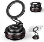 NEEWER Vacuum Suction Cup Mount, 360° Adjustable Magnetic Cell Phone Holder Stand Compatible with MagSafe iPhone, Quick Release for Your Car POV Dash Windshield Gym Desk Video Recording, PA138