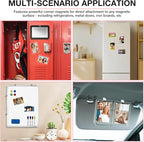 HIIXHC 4Pcs Car Picture Holder, Magnetic Car Photo Holder, Sun Visor Photo Clip for 3 Inch Photos, Personalized Acrylic Visor Clip for Drive Safe Daddy/Family/Pet Pictures | Car Accessories