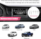 19PCS Trim Removal Tool Set, Car Panel Door Audio Trim Removal Tool Kit, Plastic Pry Tool Kit for Car Panel Dash Door Audio w