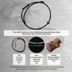 EDC Survival Bracelet, Car Window Breaker Wrist Strap Escape Tool, Vehicle Emergency Rescue Wristbands, Rapid Escape Emergenc