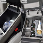 Center Console Organizer Compatible with 2022-2024 Hyundai Tucson & Santa Cruz 2022-2026 Interior Accessories Armrest Storage Box Insert Tray (Not for 2025 Limited/Hybrid/Plug-in Hybrid) Black