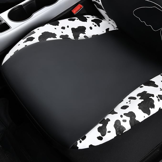 Flying Banner Butterfly car seat Covers ful Set Fashion Universal Lady Woman Female Rear Bench Split Colorized (Full Set - Fa