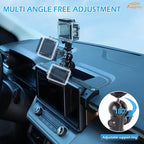 Aunginsy Dash Cam Mount Holder Compatible with Ford Maverick 2022-2024, Dashboard 8-inch Navigation Screen Upper Panel Fixed Clip Car Cameras Bracket for Go pro/Action Camera Video Record Accessories