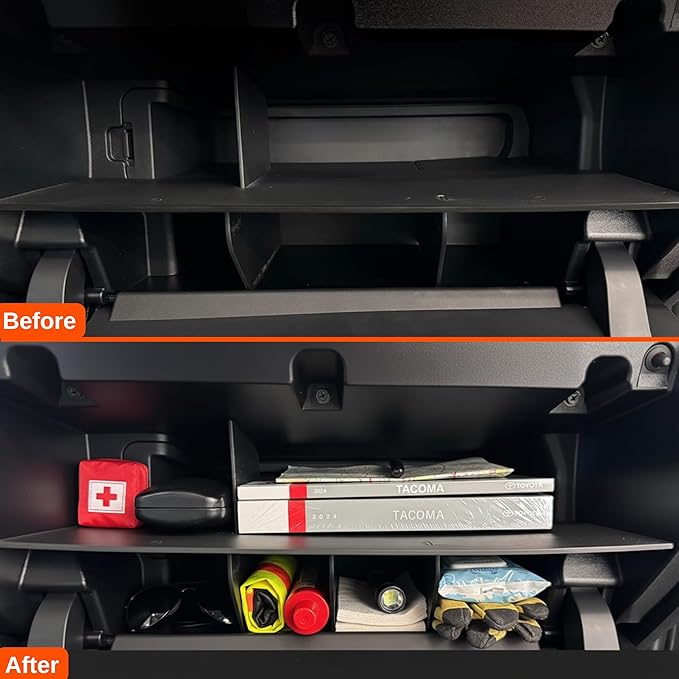 Vehicle OCD – Glove Box Organizer for Toyota Tacoma (2024-2026) – Made in USA - SLX183