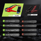 Car Battery Jump Starter Portable, 2000A Jump Starter Battery Pack for 8.0L Gasoline and 6.0L Diesel Engines, 12V Jump Box