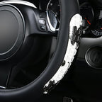 Flying Banner car Steering Wheel Cover Gel Massage Velvet Cool Warm Universal Size 15 inches SUV Truck Anti Slip Odorless Sum