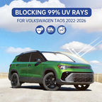 Car Window Shades for Volkswagen Taos 2022-2026, Full Car Window Covers for Privacy, Sunshades for Taos Front Rear Windshield Side Windows to Block UV and Protect Privacy(8pcs)