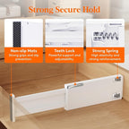 Lifewit 8 Pack 4" High Drawer Dividers 28-43.5cm/11-17" Adjustable Drawer Organizer for Clothes/Utensils, Expandable Drawer S