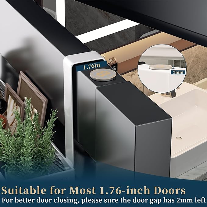 Consumest Over The Door Hooks Organizer - Door Hanger with Mesh Basket & 16 Coat Rack Hooks, Back Storage Organizer for Bedro