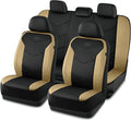 Skechers Memory Foam Seat Covers,Leather Car Seat Covers, Ultimate Comfort & Support Seat CoversFull Sets,Airbag Compatible, 